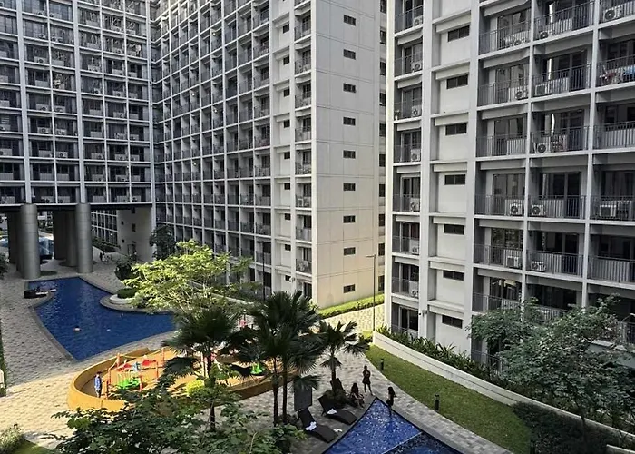 Appart hôtel With Balcony, Bay View Or Pool View In Shore Residences Near Mall Of And Airport